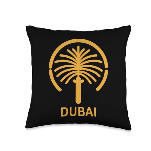 Dubai Jumeirah Palm Island Fashion Souvenir Throw Pillow