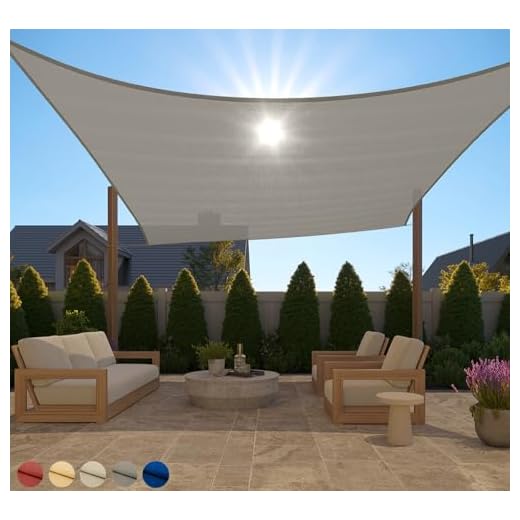 Best rectangle outdoor umbrella GORILLA GRIP Heavy Duty Sun Shade