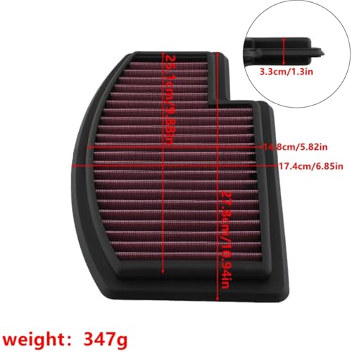 Filtre d'admission d'air moto T2205748 améliore le flux pour Speed Triple 1200 RS RR - 6