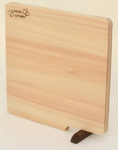 Planche à découper hinoki 22cm évite l'usure des couteaux avec support - 3