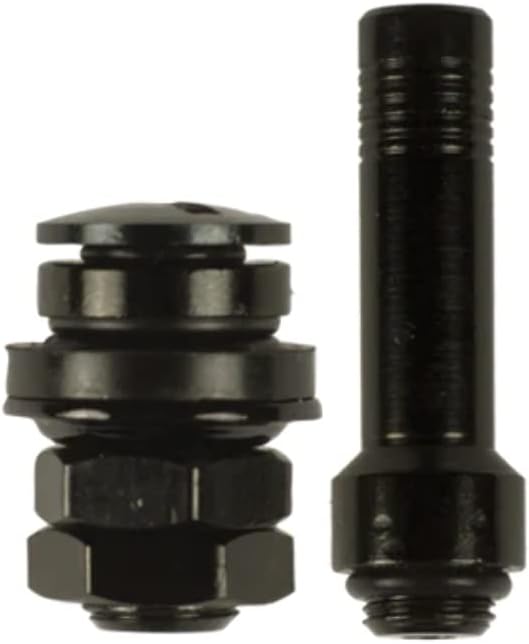 Ceco Black Flush Mount Valve Stem (Package of 4 Stems & 1 Filler Tube)
