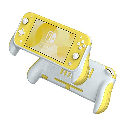 Nintendo Switch Lite用グリップケース Switch Liteハンドグリップハンドル 人間工学的保護ケース Nintendo Switch Lite対応アクセサリー (イエロー)（Amazon）