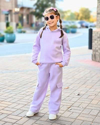 Stelle Girls 2 Pieces Athletic Sweatsuit Casual Sweatshirts and Pants Long Sleeve Pull Over Outfits Sets3