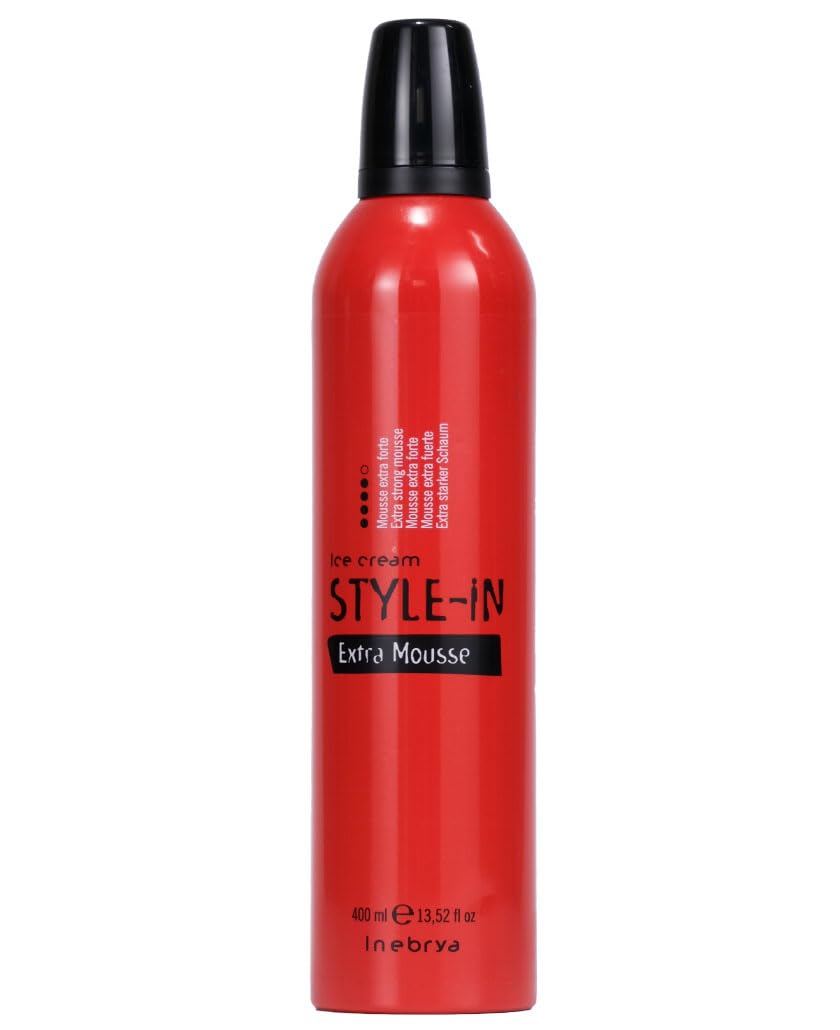 INEBRYA Extra Mousse - Extra Strength Mousse - 400 ML, 13 g (Pack of 1)