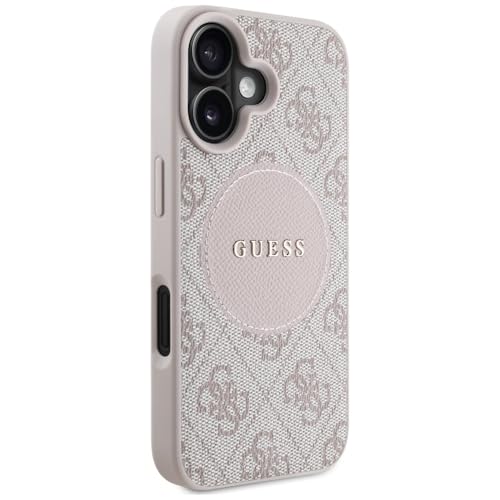 Coque iPhone 16 Guess rose MagSafe pour charger sans fil - 4