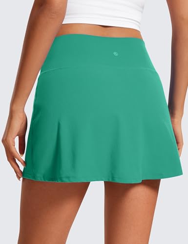 Image of CRZ YOGA Butterluxe High Waisted Tennis Skirts | Built-in Shorts with Pockets, Extremely Soft, Casual, A Line, Stretchy, Mini, Skort for Women