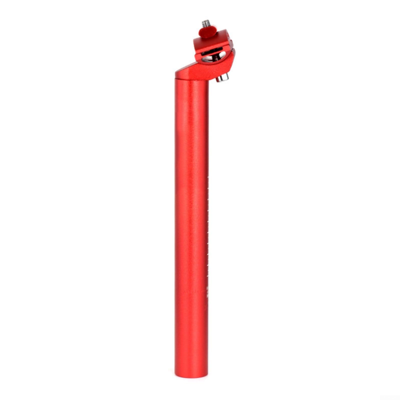 Tidgel Alloy 6061 Bike Seatpost 30.9/31.6mm x 300mm, Anti-Slip Double-Track for Mountain & Road Bikes, Short Tube (31.6 * 300mm red)