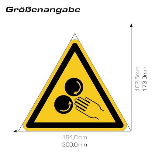 Panneau d'avertissement ISO 7010 W089 de qualité supérieure pour industrie - 2