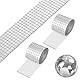 3200 Stück 5 x 5 mm Mosaikfliesen Spiegelfliesen Selbstklebend Discokugel Klebestreifen Für DIY Discokugel (2Rolle, Silber)