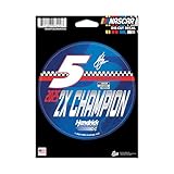 Rico Industries NASCAR Racing Kyle Larson 2025 NASCAR Cup Series Champion 5" x 7" Vinyl Die-Cut Decal - Car/Truck/Home Accessory