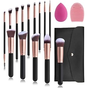 MADALIAN 14 makeup brush sets, 5 large and 9 small makeup brush tools, makeup brushes