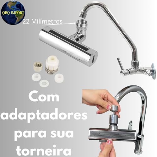 Pulverizador de Torneira para Pia de Cozinha, Torneira Multifuncional, Torneira 4 em 1, Pulverizador