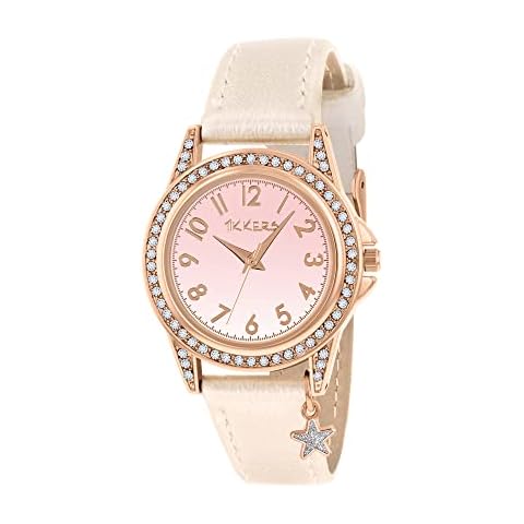 Tikkers Girl's Analog Quartz Watch with Polyurethane Strap TK0203 Cover