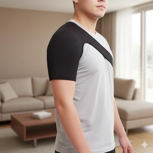 Suporte Elástico para Ombro e Clavícula Ajustável para Alívio da Dor Ortopédica