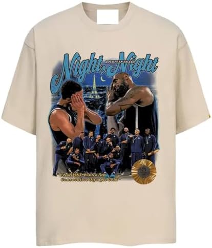 パリオリンピック2024 アメリカ代表 ステフィンカリー ナイトナイトTシャツ