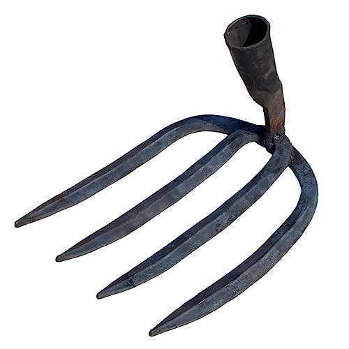 YARNOW 4 tête de râteau têtes de râteau de Rechange Outil de pelouse Coupe-Bordures poignée râteau réglable Outils Jardinage kit Jardinage Outil de râteau râteaux de Jardin en métal Black