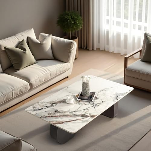 Image of Wakefit Center Table | 1 Yr Warranty | Coffee Table for Living Room Wooden, Tea Table for Living Room Wooden, Sofa Table, Free Installation from Brand, Modern Multi-Functional & Wobble-Free(Typica)