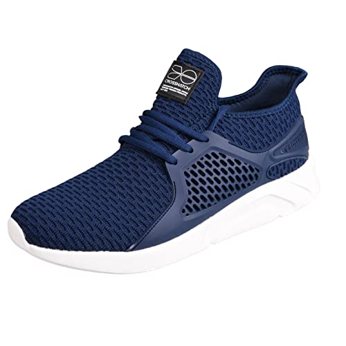 Crosshatch Men Trainers Lace up Gym Fitness Sports Lightweight UK Shoes