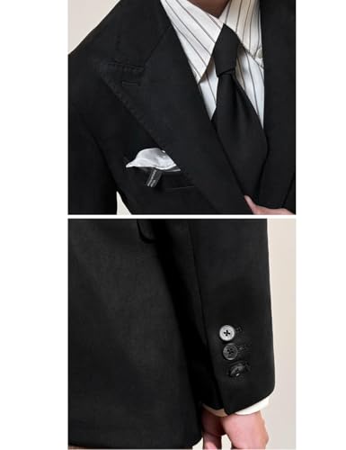 Men's Vintage Suede Blazers Retro Notch Lapel Single Breasted Suit Jacket Casual Formal Sports Coat3