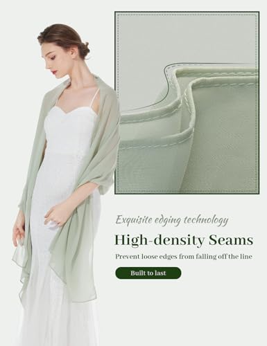 Women Chiffon Shawls and Wraps for Evening Dresses Wedding Party Travel Scarves Pashmina Bikini Cover Up3