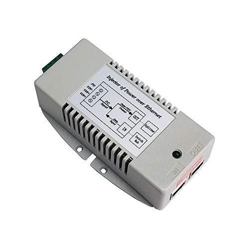 Convertidor DC a DC de 9-36 VCC a 24 VCC 24 W y inyector PoE pasivo de 4 pares Gigabit, modelo TP-DCDC-1224G-4P de Tycon miniatura 1