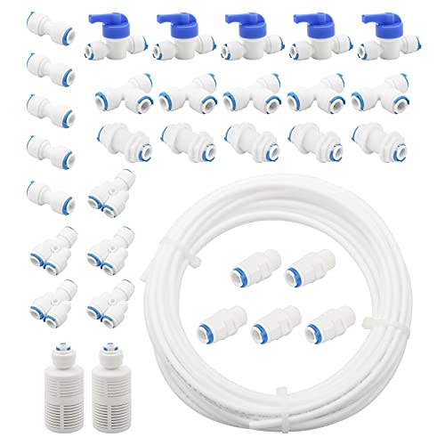 Manguera de tubo de 10 metros con conectores rápidos para purificadores de agua RO de cocina 2