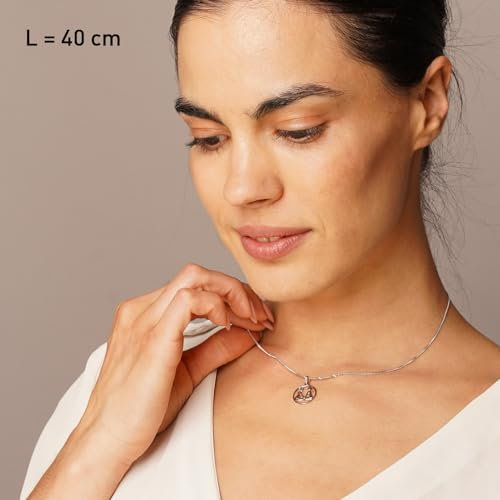 Juego de joyas Plata de Ley 925 trendor con acabado premium de 45 cm 4