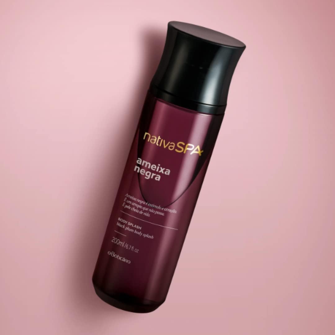 O Boticário Nativa SPA Prugna Nera Set Regalo Cura della Pelle con 4 Prodotti | Crema Idratante Corpo 400ml, Olio Corpo Profumato 200ml, Gel Doccia e Bagno 200g e Bruma Corpo 200ml