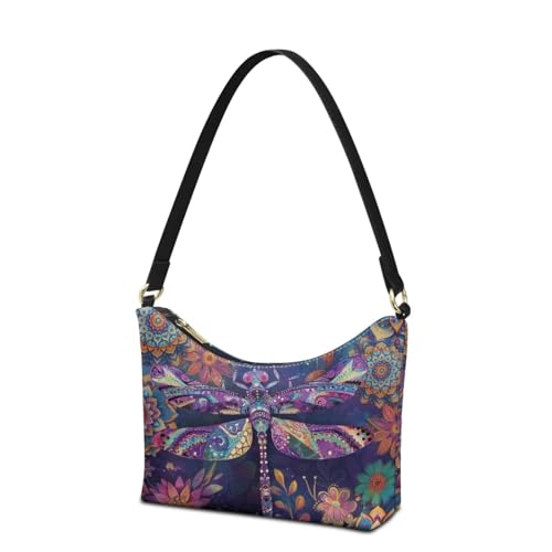 Image of Handbag for Women Leather Underam Shoulder Bag with Zipper Fashion Work Purse Waterproof Travel Wallet