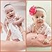 Kigeli Cross Baptism Silicone Rosary God Bless First Rosary Catholic Cross Necklace Baby Shower Baptism Party Supply for Baby Shower Christian Communion Gifts(Pink)