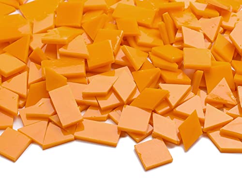 image for Lanyani Glass Mosaic Tiles for Art Crafts, 4 Shapes Mixed Tiffany Stai