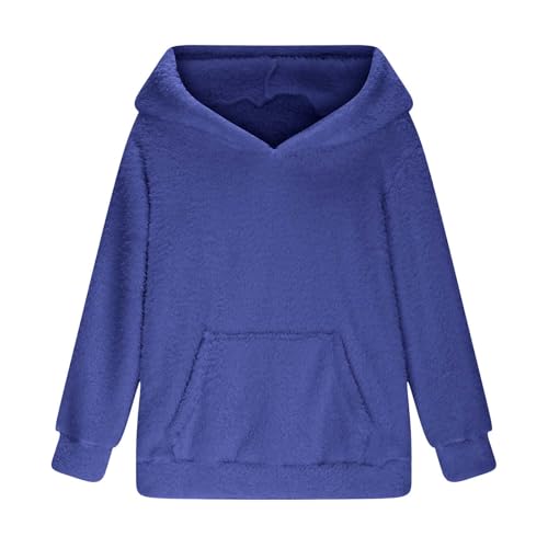 Girls Casual Long Sleeve Hoodies Fall Winter Fleece Pullover Hooded Sweatshirts Pockets Sweatshirt Tops 4-14 Years2