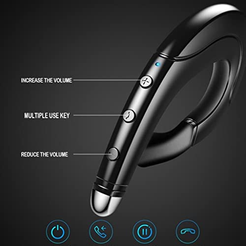Image of F88 Bone Conduction Bluetooth Ear-Hook Single Headphone Blue|F88 Open-Ear Wireless Bluetooth Headset V5.0, Lightweight Ear-Hook Design with Mic, 10h Playtime, IPX5 Sweatproof, Safe Awareness
