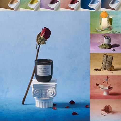 Toiles de fond photo infroissables et imperméables pour natures mortes 6 pièces