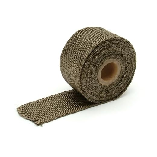 Design Engineering 010129 Titanium 2" x 15' Exhaust Heat Wrap with LR Technology