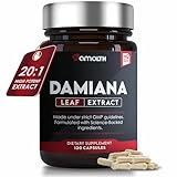 AMALTH Damiana Leaf Extract |1000 mg | 120 Damiana Capsules | Non-GMO, Gluten Free | Turnera Diffusa Organic Damiana Herb & Damiana Powder Supplement | Supports Wellness with Damiana