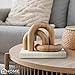 Product Elevations Wooden Arch Decor Set of 3 - Shelf Decor Aesthetic for Coffee Tables, Bookshelves, & Entryways - Acacia Wood Japandi Home Decor Accents - Modern Decorative Objects