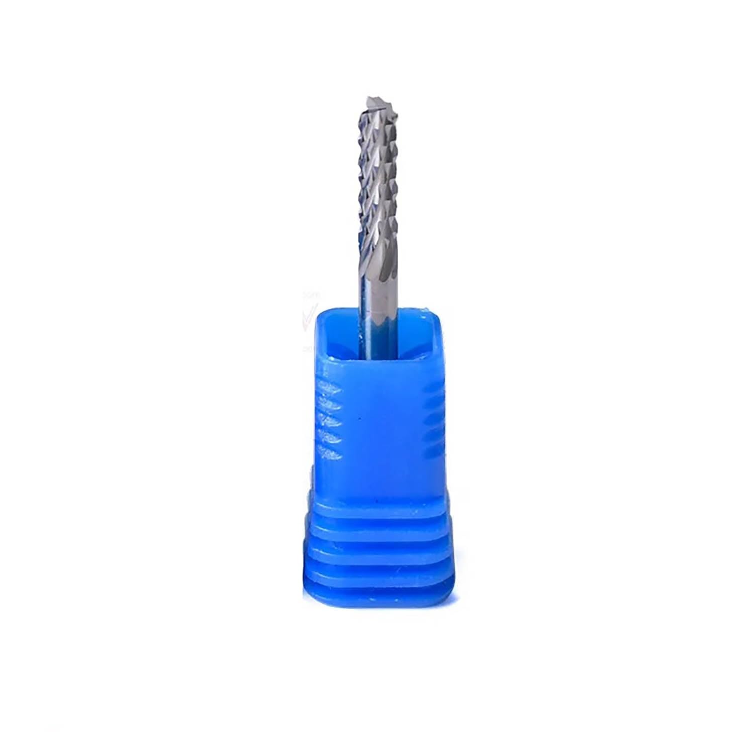 5PCS 3.175 4 6mm Shank Edge Tooth Milling Cutter Tungsten Steel PCB Engraving Cutting Router Bits Corn End Mill CNC Tool(6x6x42x70)