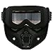 TedGem Casco Moto guantes moto guantes motocross Gafas Máscara desmontable