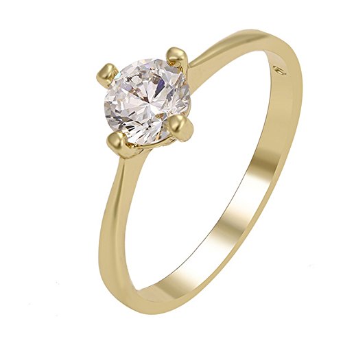 ANILLO ORO AMARILLO DE 18 KILATES MUJER TALLA 14 CON DIAMANTES ENGARZADOS Y ENVIO GRATIS - 18K QUILATES K ALIANZA BODA SELLO SOLITARIO PEDIDA SORTIJA ANILLO ORO AMARILLO DE 18 KILATES MUJER TALLA 14 CON DIAMANTES ENGARZADOS Y ENVIO GRATIS - 18K QUILATES K ALIANZA BODA SELLO SOLITARIO PEDIDA SORTIJA