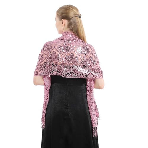 Lentejuelas para mujer chales diseño de novia y envolturas fiestas de boda