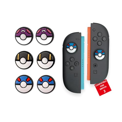 MME Tapas de Joystick compatibles con Nintendo Switch 2, Agarre Protector de Joystick, Tapas para Pulgar para Nintendo Switch 2; Grips Switch 2 (PK)