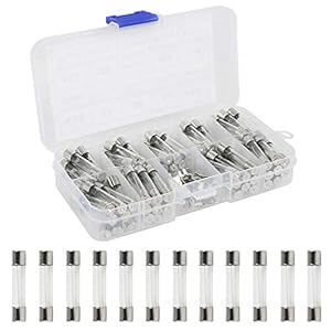 ETOPARS 72 Stück 6x30mm Glassicherungen Set