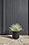 Veradek Mason Series Lima Planter - Round Planter for Indoor or Outdoor Porch/Garden | Made from Plastic & Concrete with Drainage Holes | Modern Décor for Succulents, Flowers, Small Plants