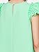 Romwe Women's Ruffle Trim Sleeve Summer Beach A Line Loose Swing Dress Green L