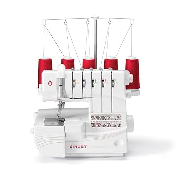 serger and embroidery machine