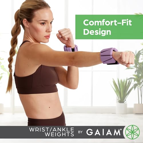 Bracelet lesté Gaiam pour sculpter votre corps sans abîmer vos articulations