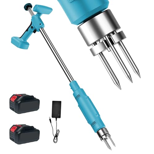 iToolMax 21V Electric Stand Up Weed Puller Tool - Efficient Cordless Gardening Tools