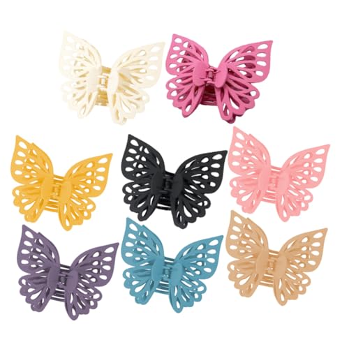Barrette à cheveux anti glisse pour cheveux épais lot de 8 clips larges