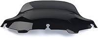 Vista 6 de WYNMOTO - Parabrisas ondulado negro de 8" compatible con 1996-2013 Harley Davidson Street Glide Electra Glide Ultra Classic Touring FLHT FLHTC FLHX